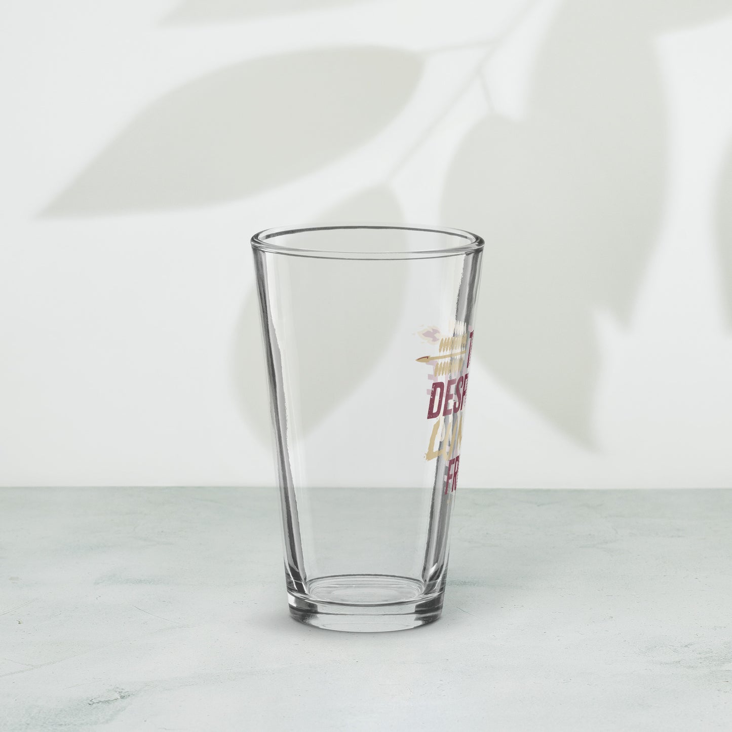 Lunatic Fringe Pint Glass