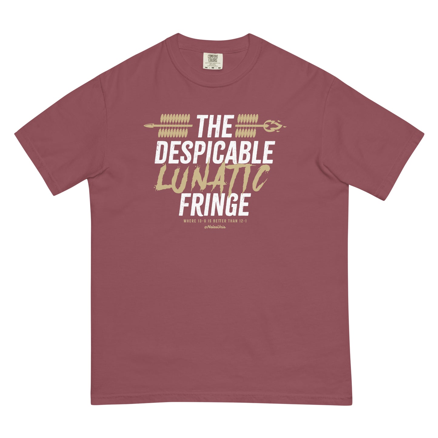 Lunatic Fringe Tee - Garnet