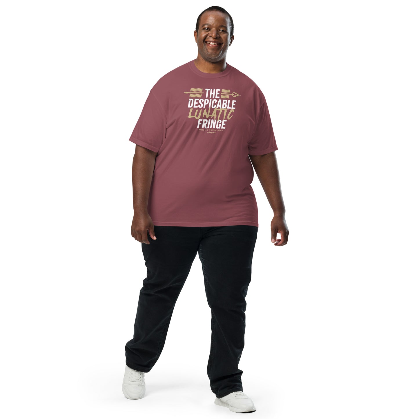 Lunatic Fringe Tee - Garnet